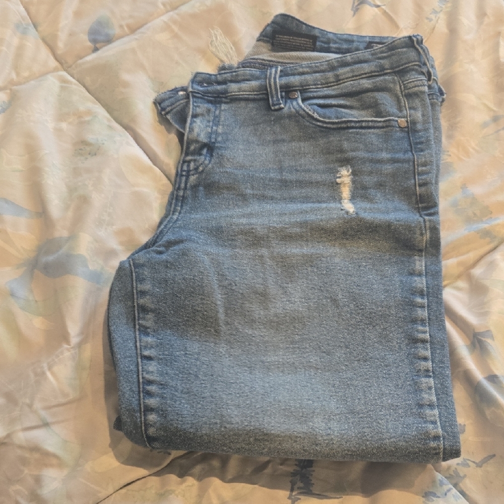 Buffalo David Bitton Light Blue Ripped Jeans